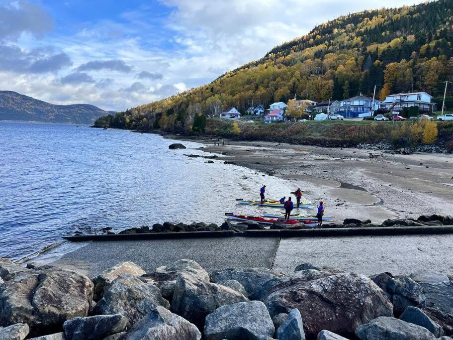 Appartement Mont Edouard, Hebergement Paisible A La Montagne LʼAnse-Saint-Jean Eksteriør billede