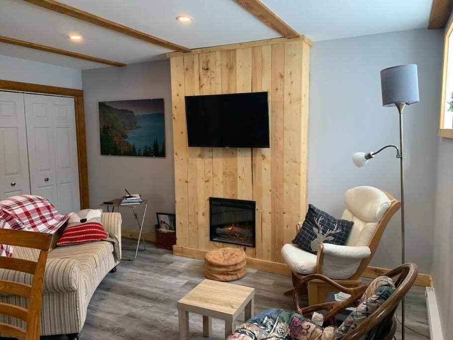 Appartement Mont Edouard, Hebergement Paisible A La Montagne LʼAnse-Saint-Jean Eksteriør billede