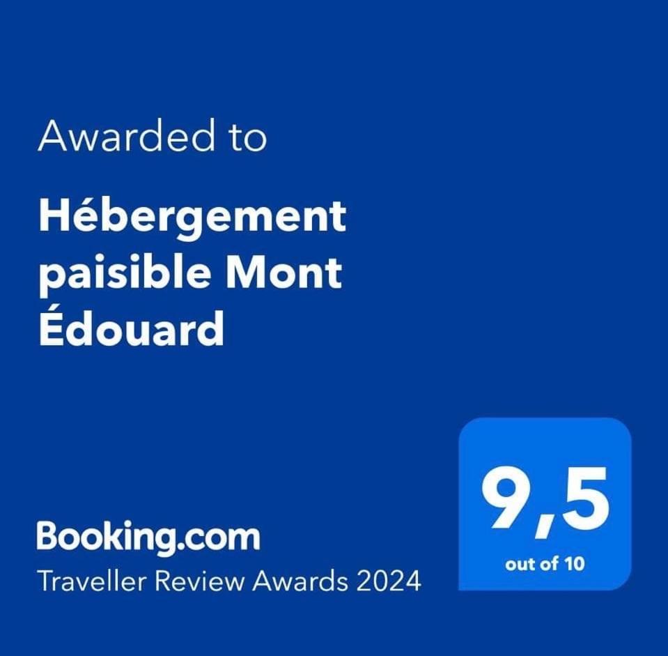 Appartement Mont Edouard, Hebergement Paisible A La Montagne LʼAnse-Saint-Jean Eksteriør billede